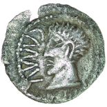 Cunobelinus Spiky. Camu Type. de Jersey C4 var. c.AD8-41. Celtic silver unit. 15mm. 1.12g.