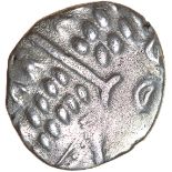 Chevron Tail. c.30BC-AD20. Celtic silver stater. 19mm. 4.03g.