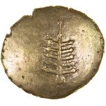 Anted Tree. RICV Type. c.AD20-43? Celtic gold stater. 18-20mm. 5.09g.