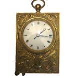 UNSIGNED CIRCA 1780 Rare " Pendule d ' alcove " repeating quater , half an hour , hours by setting