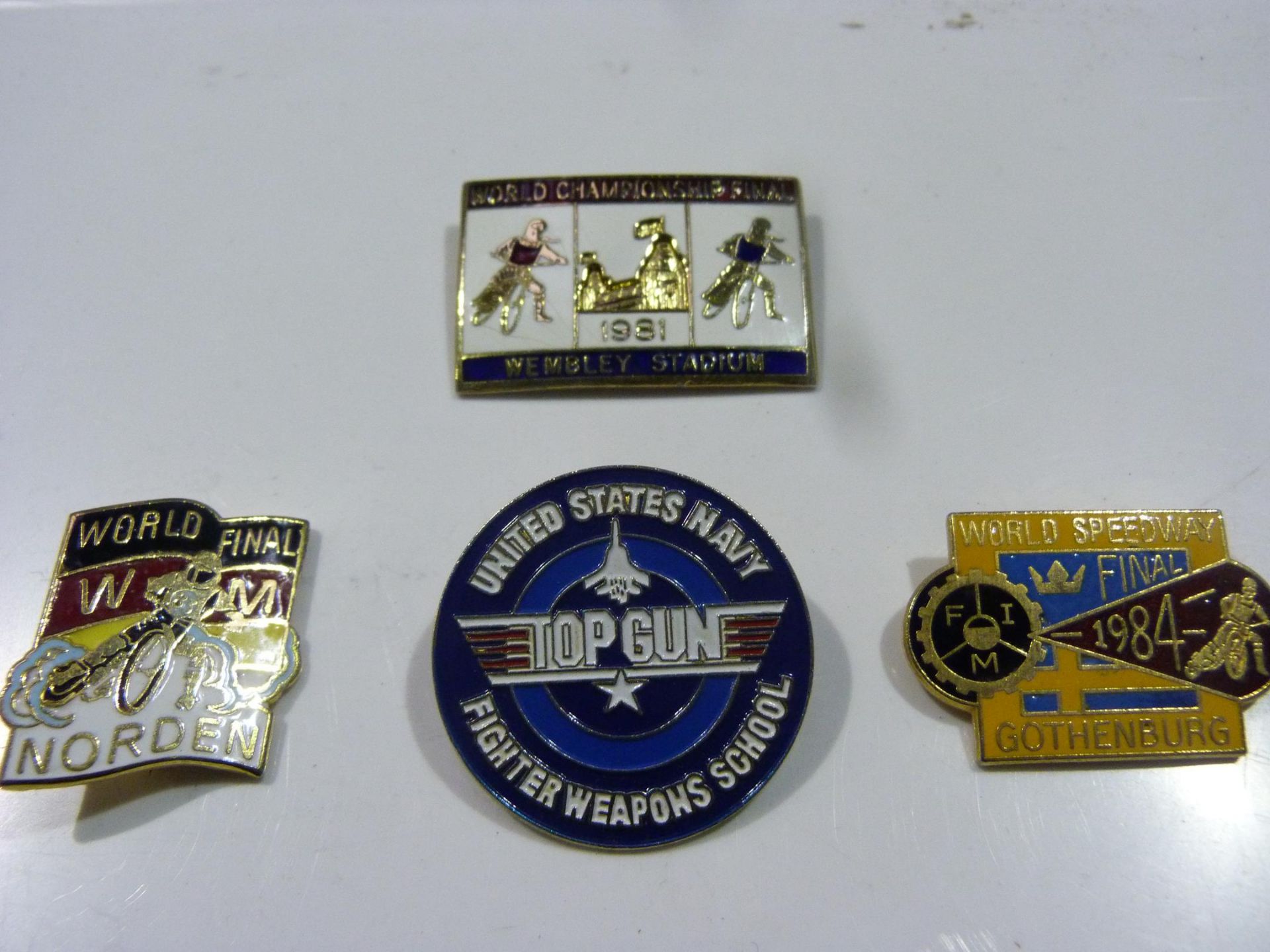 An assortment of Badges to include Speedway Badges such as World Championship Final 1981, World - Image 2 of 8