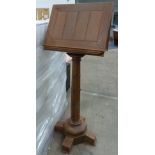 This is a Timed Online Auction on Bidspotter.co.uk, Click here to bid. A Wooden Carved Lectern (