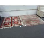 This is a Timed Online Auction on Bidspotter.co.uk, Click here to bid. Four Rectangular Carpets. Two