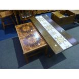 This is a Timed Online Auction on Bidspotter.co.uk, Click here to bid. Two Coffee Tables. One with