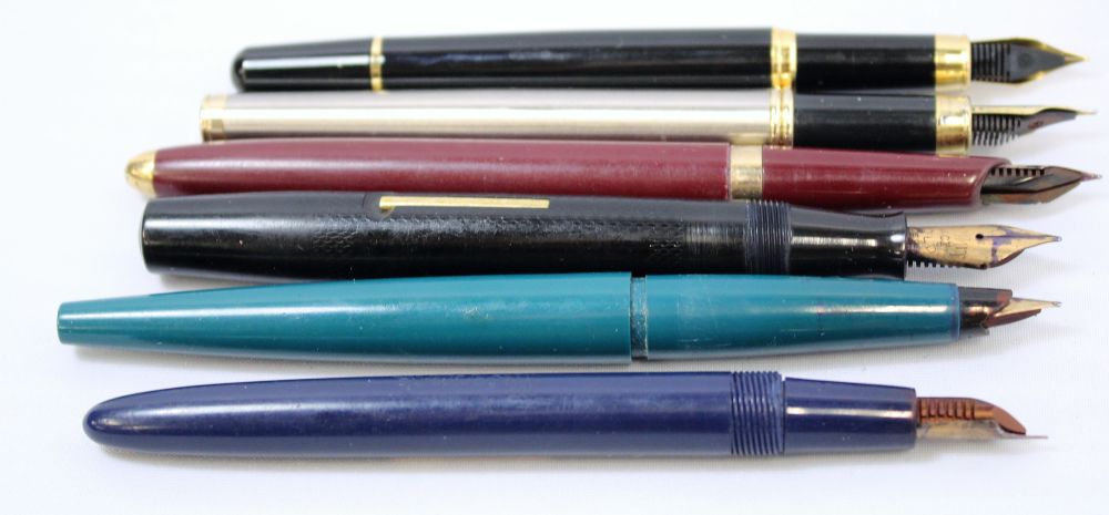 This is a Timed Online Auction on Bidspotter.co.uk, Click here to bid. 6 x Fountain Pens. Makes to - Image 3 of 3