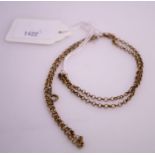 This is a Timed Online Auction on Bidspotter.co.uk, Click here to bid. A 9ct Gold Necklace 4.2g (