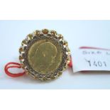 This is a Timed Online Auction on Bidspotter.co.uk, Click here to bid. A 1908 Gold Half Sovereign