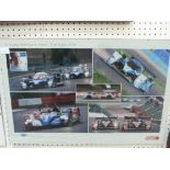 This is a Timed Online Auction on Bidspotter.co.uk, Click here to bid. Three unframed Motor Racing
