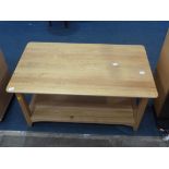 This is a Timed Online Auction on Bidspotter.co.uk, Click here to bid. A Pine Coffee Table with