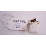 This is a Timed Online Auction on Bidspotter.co.uk, Click here to bid. A 14ct (stamped 14) Gold Ring