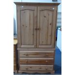 This is a Timed Online Auction on Bidspotter.co.uk, Click here to bid. A pine Three Piece Bedroom