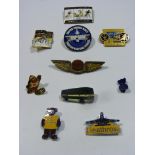 This is a Timed Online Auction on Bidspotter.co.uk, Click here to bid. An assortment of Badges to