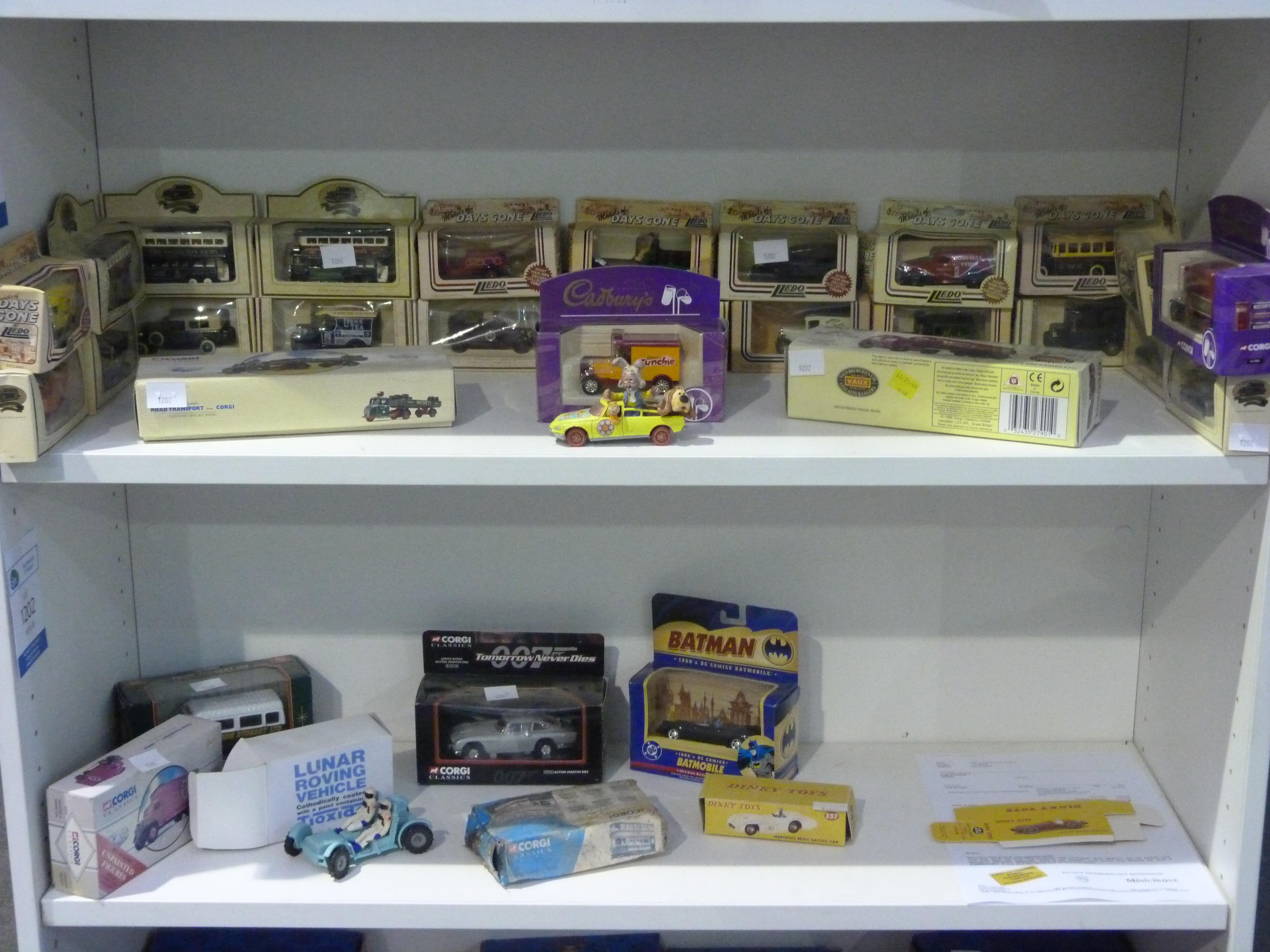 This is a Timed Online Auction on Bidspotter.co.uk, Click here to bid. Two shelves of collectable