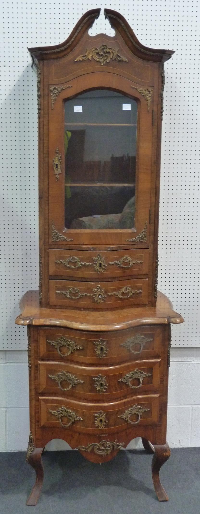 This is a Timed Online Auction on Bidspotter.co.uk, Click here to bid. A Louis XV Style Walnut