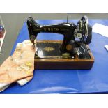 This is a Timed Online Auction on Bidspotter.co.uk, Click here to bid. An Early Singer Sewing