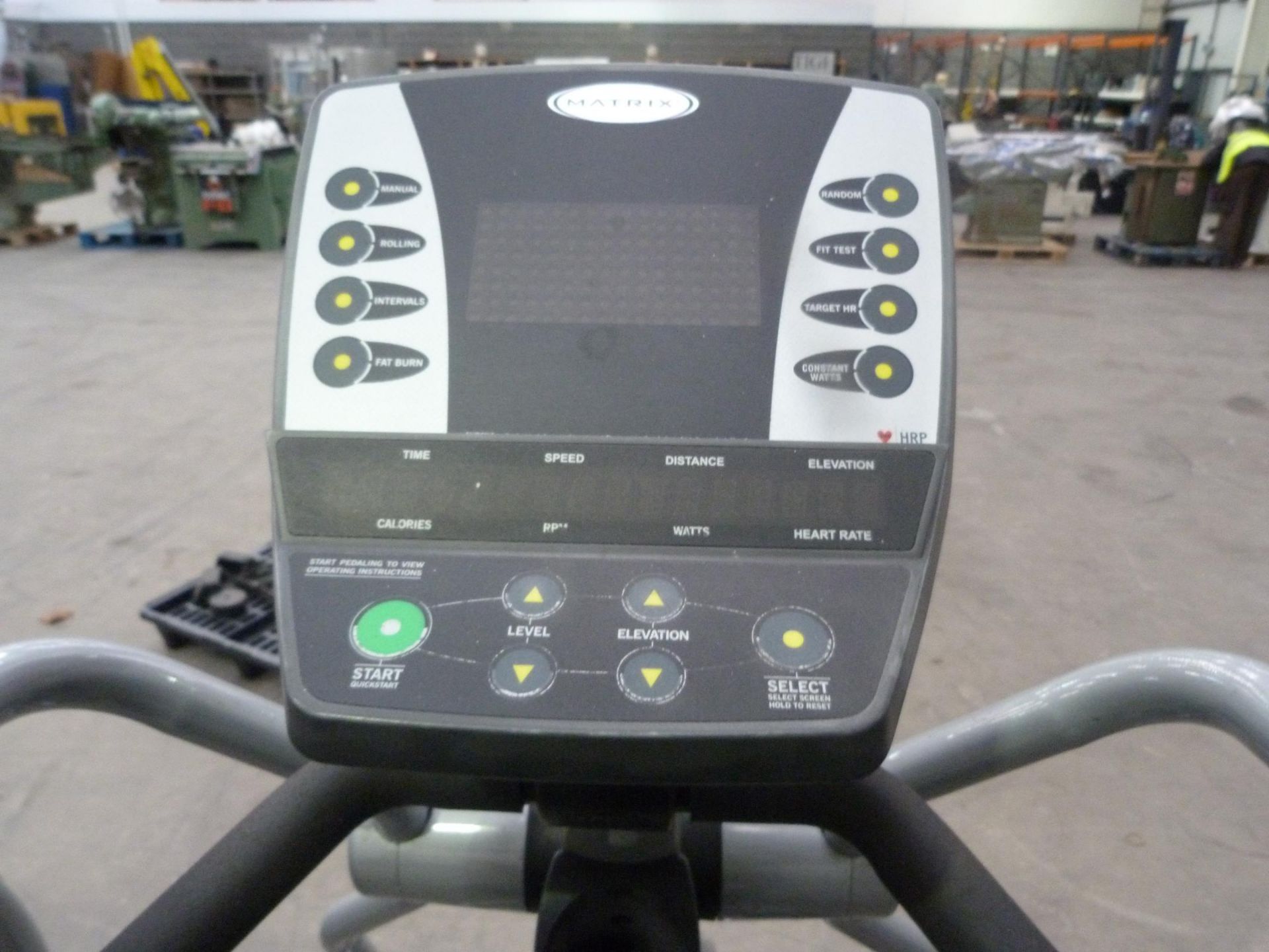 * A Matrix Powered Cross Trainer, Model MX-A5X. Please note there is a £5 plus VAT lift out fee with - Image 2 of 3