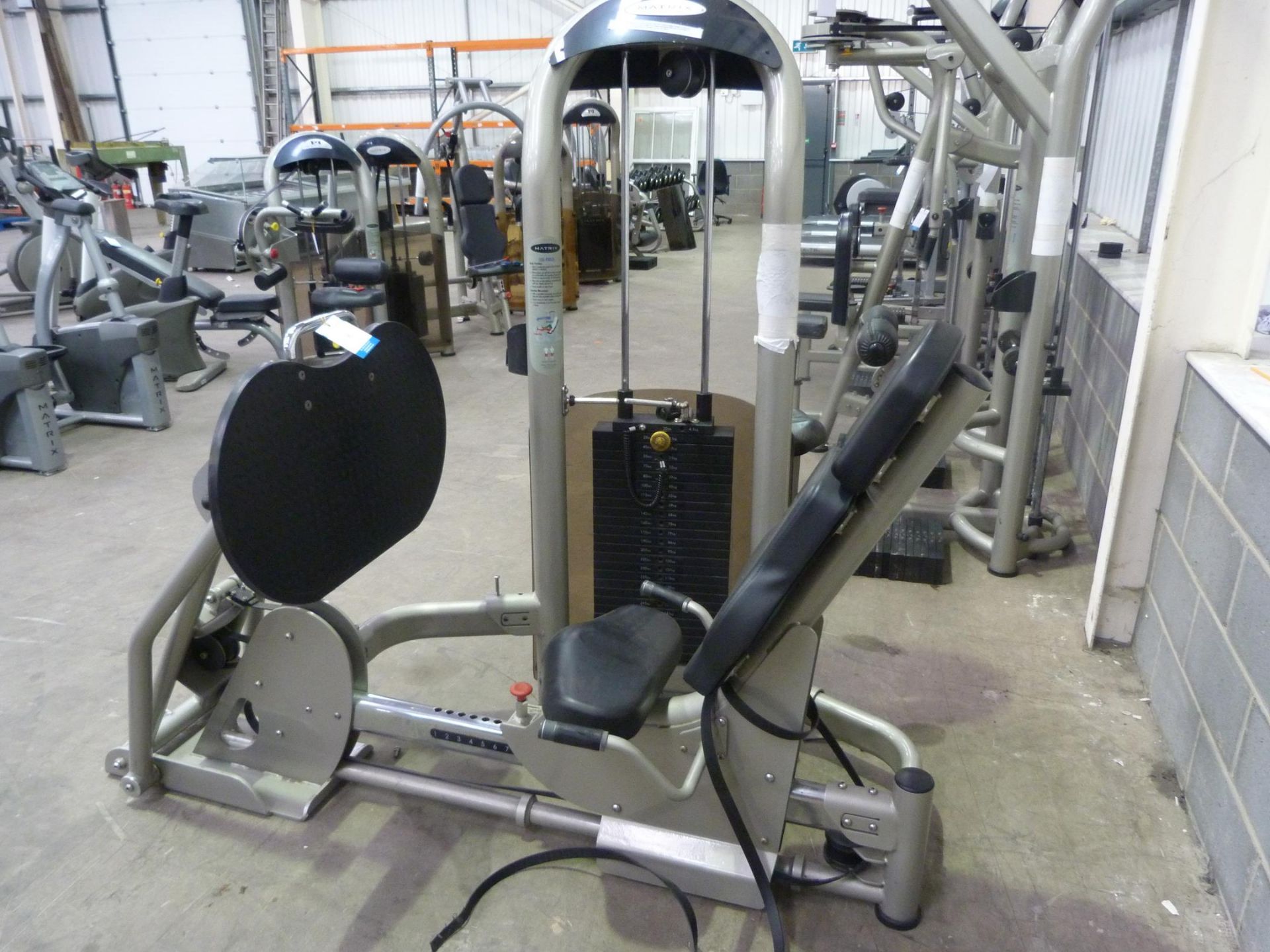 * A Matrix Leg Press. Please note there is a £5 plus VAT lift out fee with this lot.