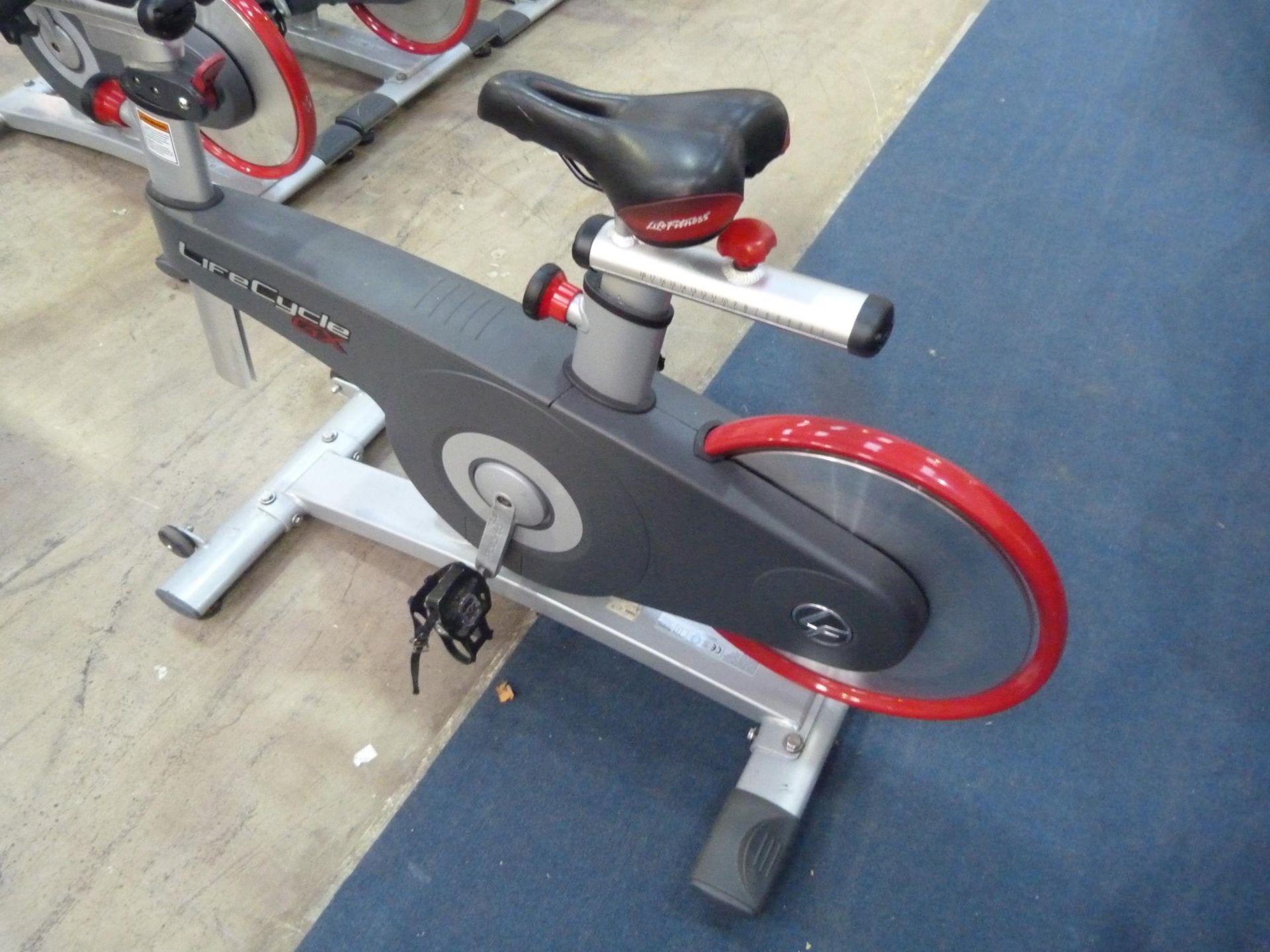 * 1 x Life Cycle GX Spinning Bike Model LCGX Adjustable Seat and Handle Bars Complete with Digital - Image 2 of 3