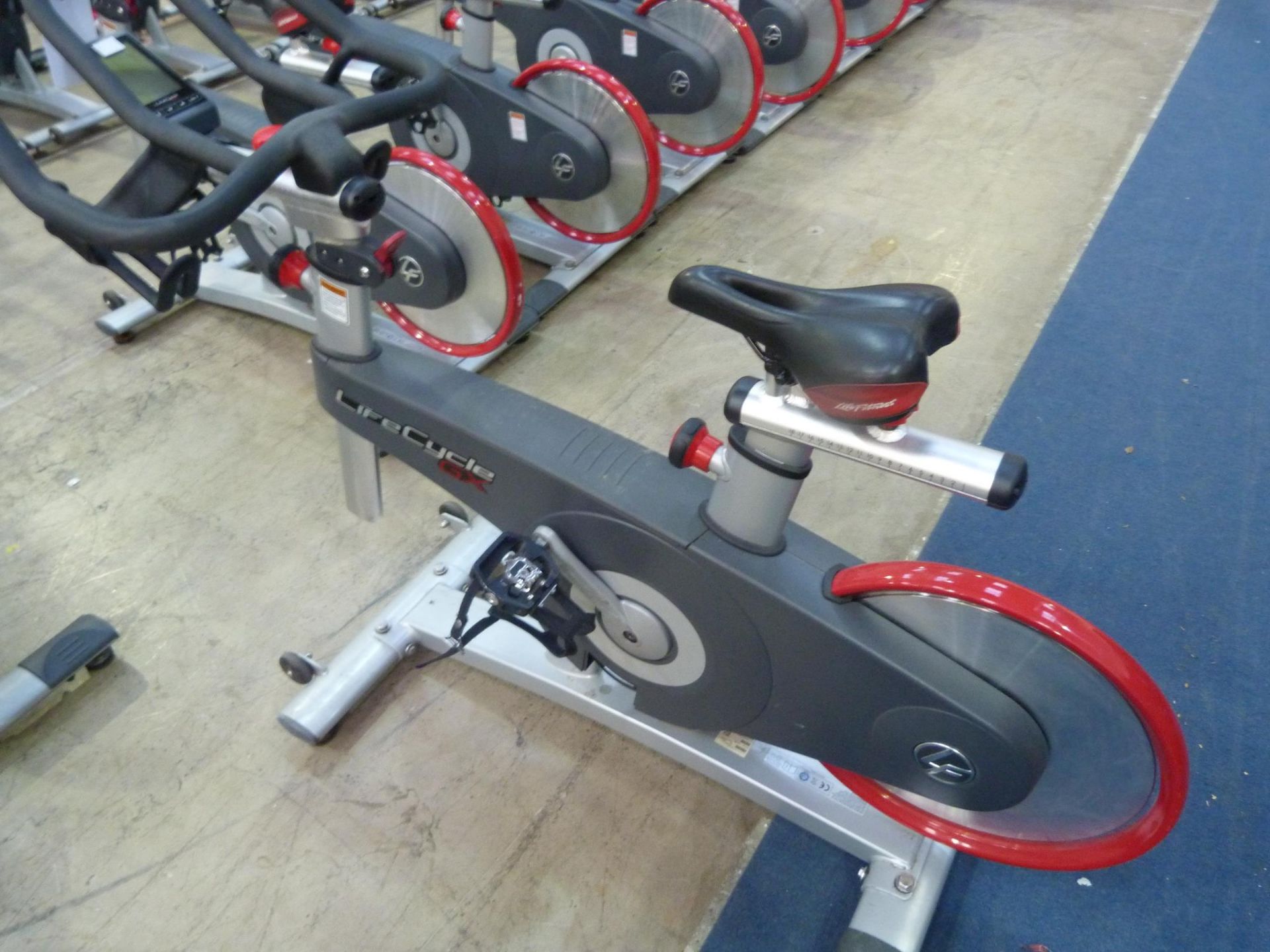 * 1 x Life Cycle GX Spinning Bike Model LCGX Adjustable Seat and Handle Bars Complete with Digital - Image 2 of 3