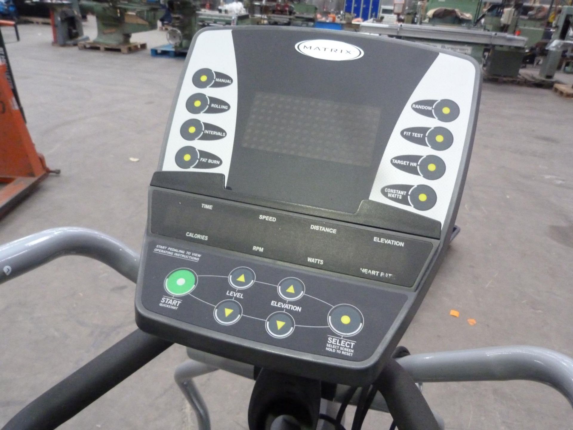 * A Matrix Powered Cross Trainer, Model MX-A5X. Please note there is a £5 plus VAT lift out fee with - Image 2 of 3