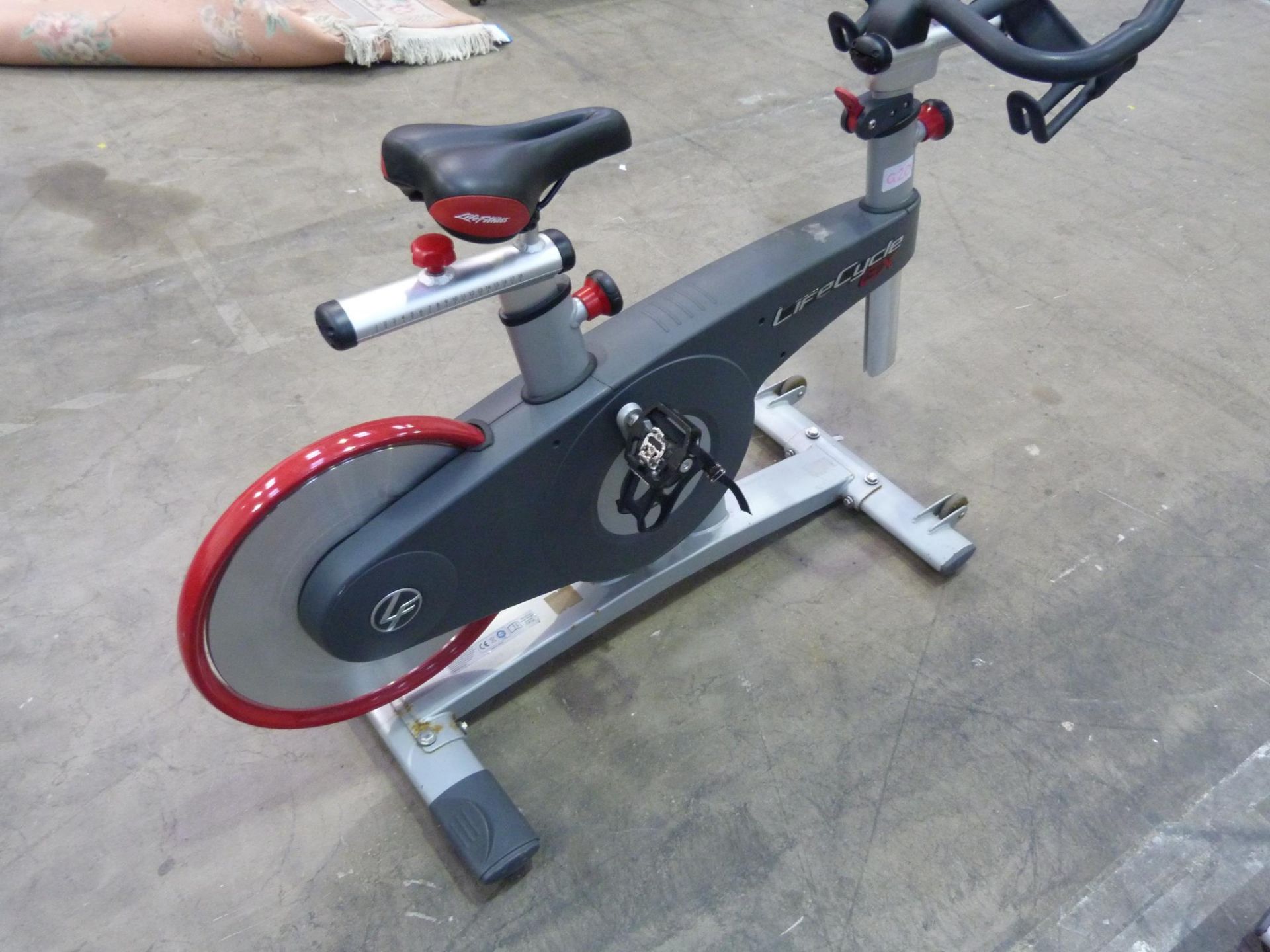 * 1 x Life Cycle GX Spinning Bike Model LCGX Adjustable Seat and Handle Bars Complete with Digital - Image 2 of 3