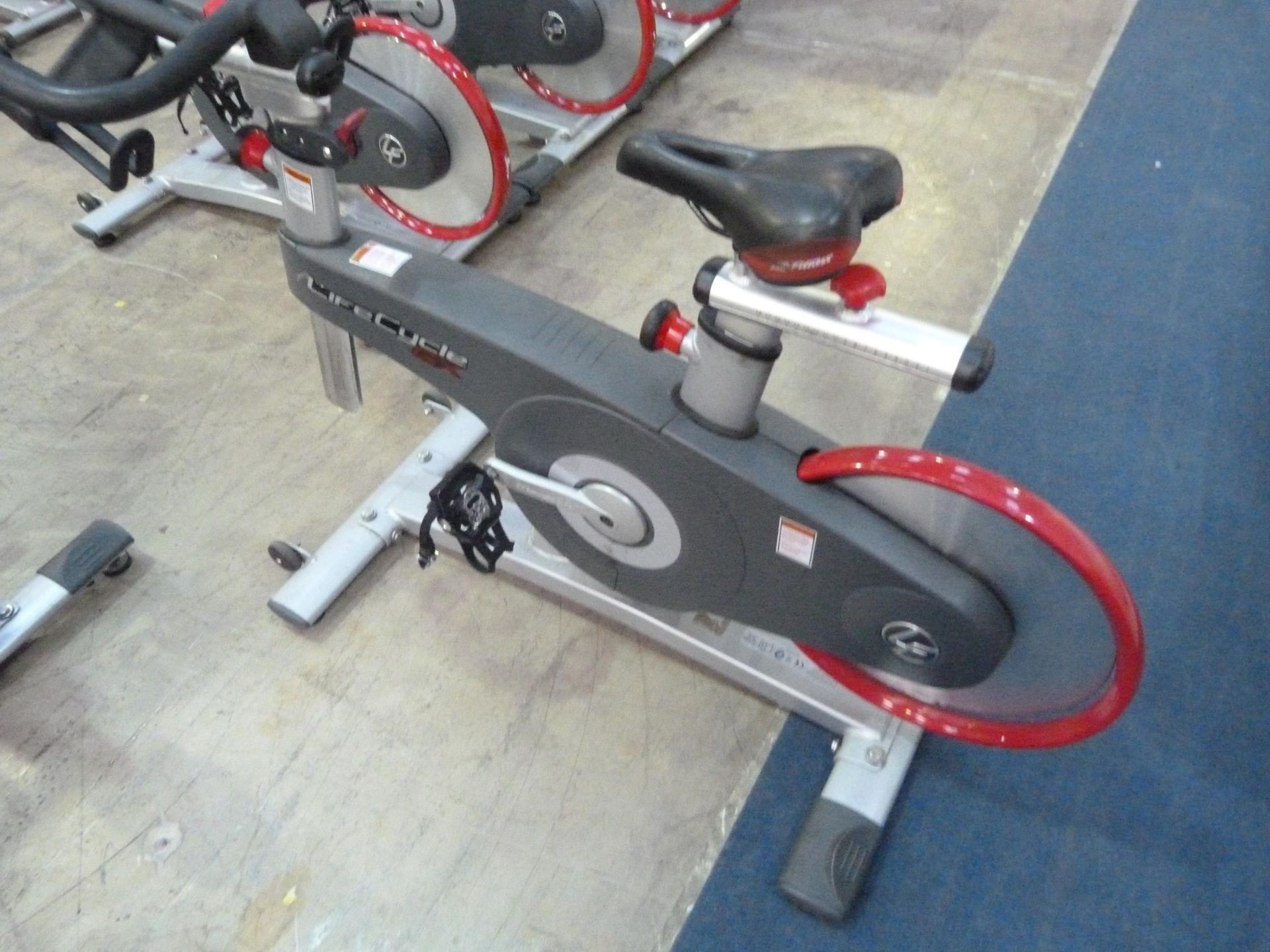 * 1 x Life Cycle GX Spinning Bike Model LCGX Adjustable Seat and Handle Bars Complete with Digital - Image 2 of 3