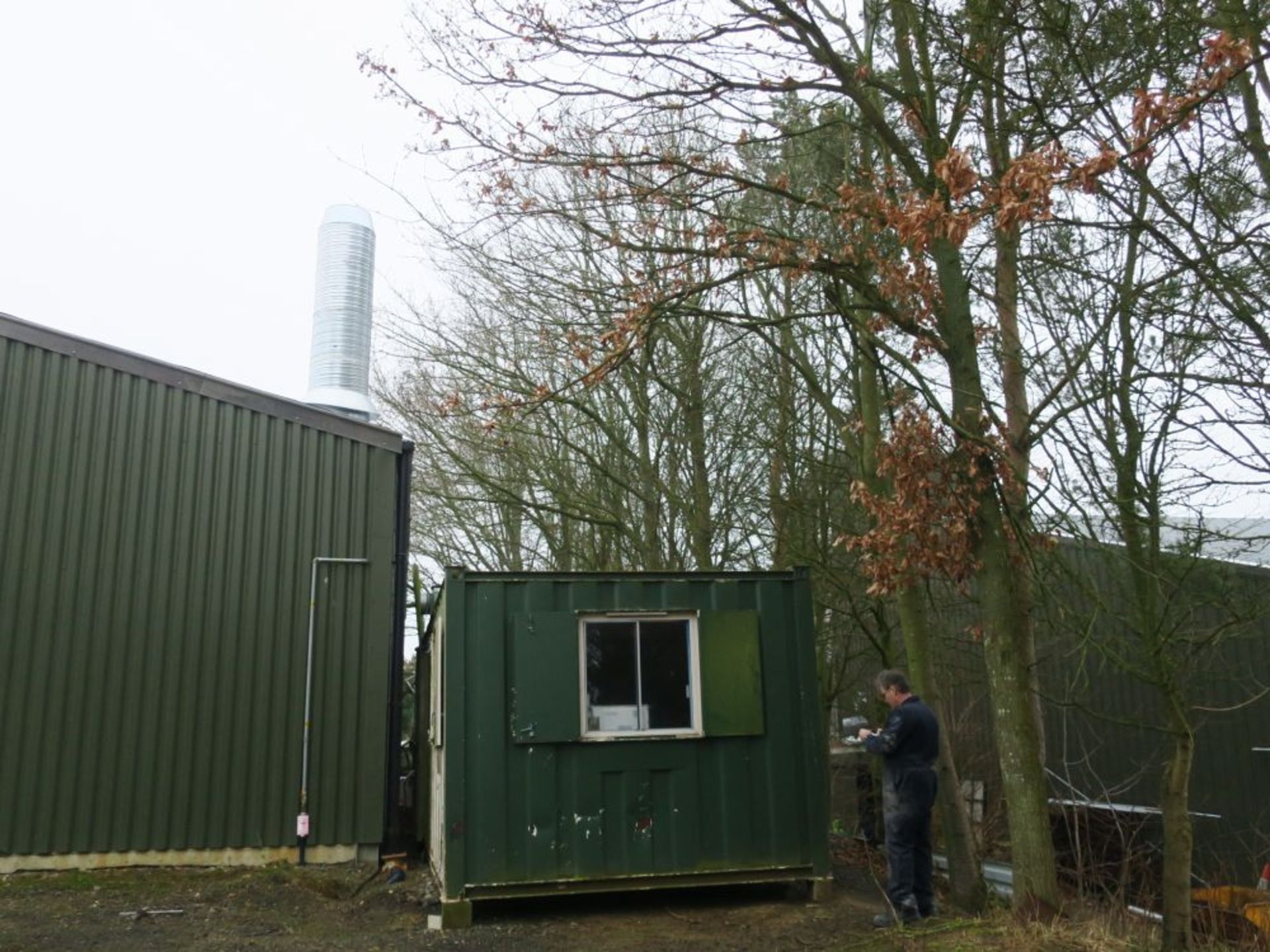 * Site Storage Container with Personnel Door (and Inner Door on Long Side and Steel Shuttered - Image 8 of 8