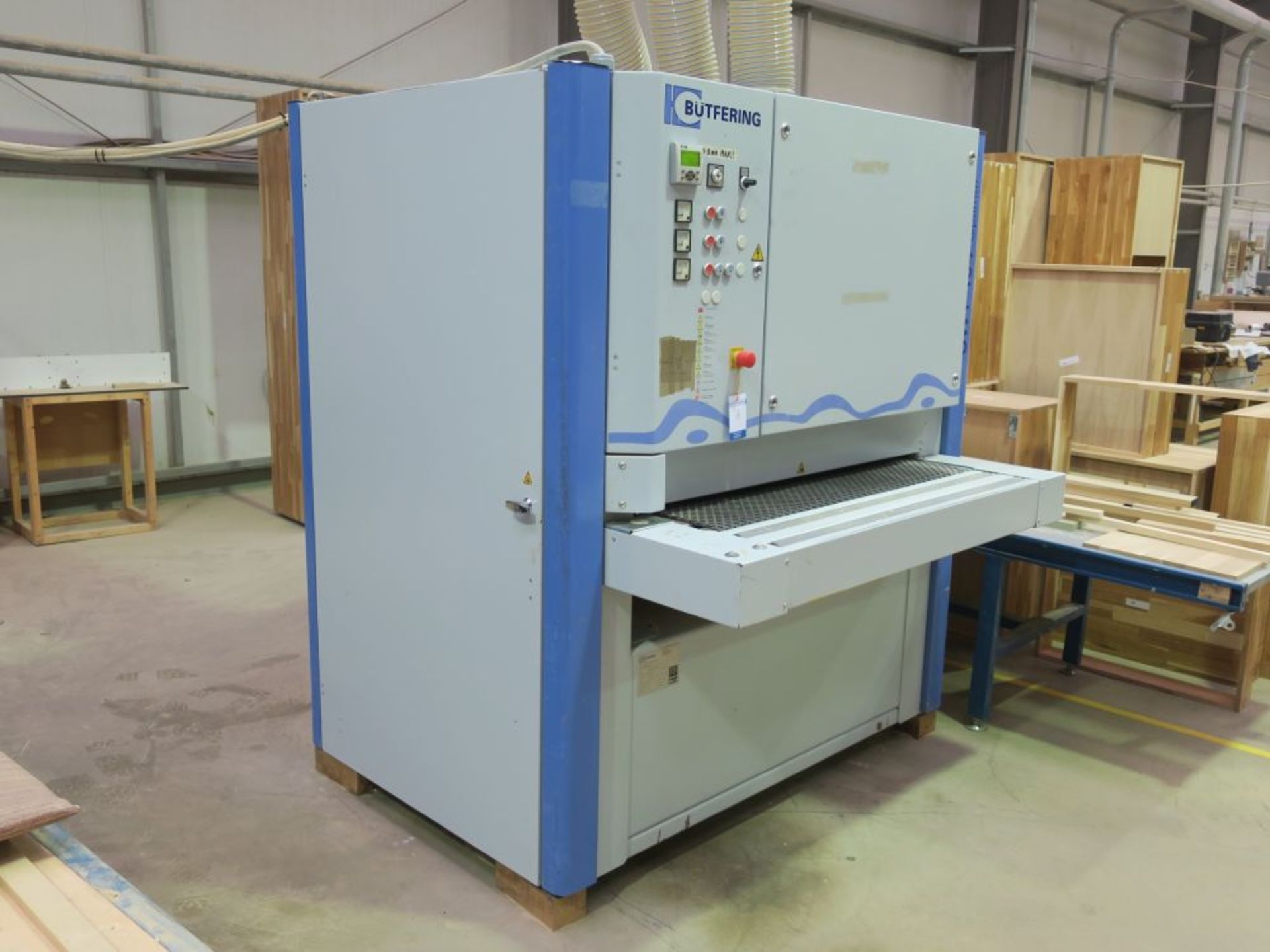 * 2012 Butfering Optimat 134SWT Three Belt Top Sander. Working Width 1100mm. Please note there is - Image 6 of 7