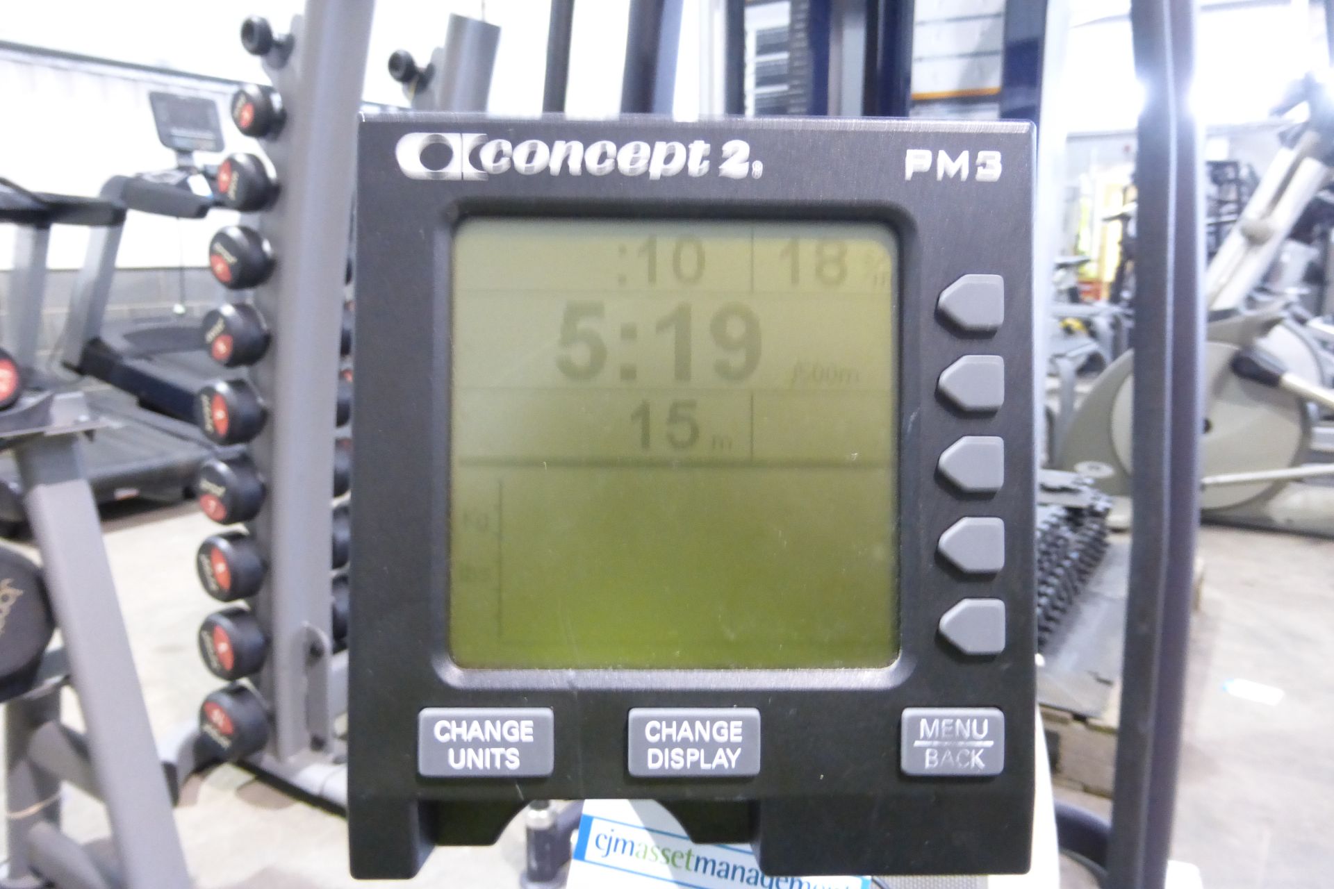 Pm3 Rowing Machine * A Concept 2 Model D rowing machine with PM3 screen.