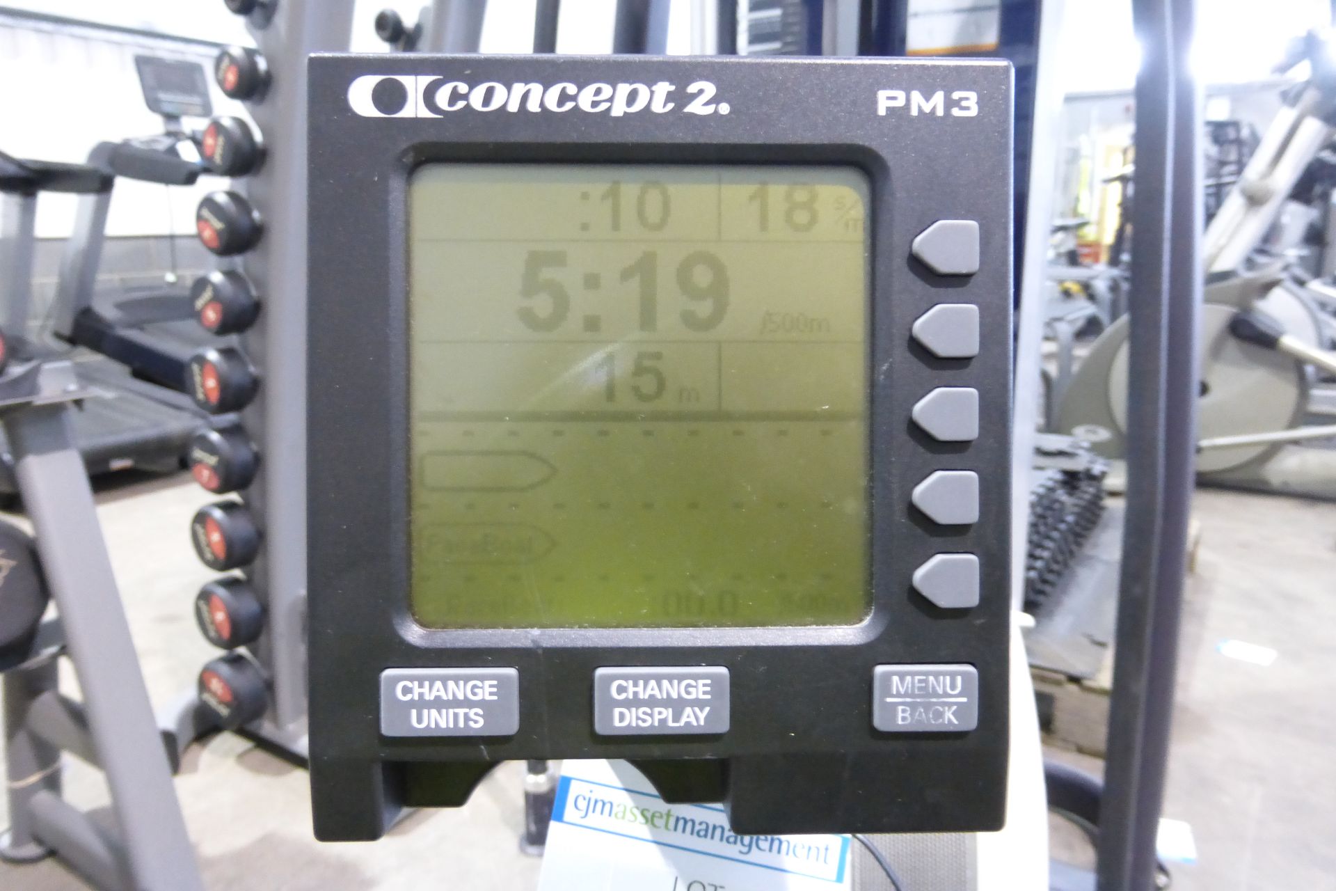 Pm3 Rowing Machine * A Concept 2 Model D rowing machine with PM3 screen.