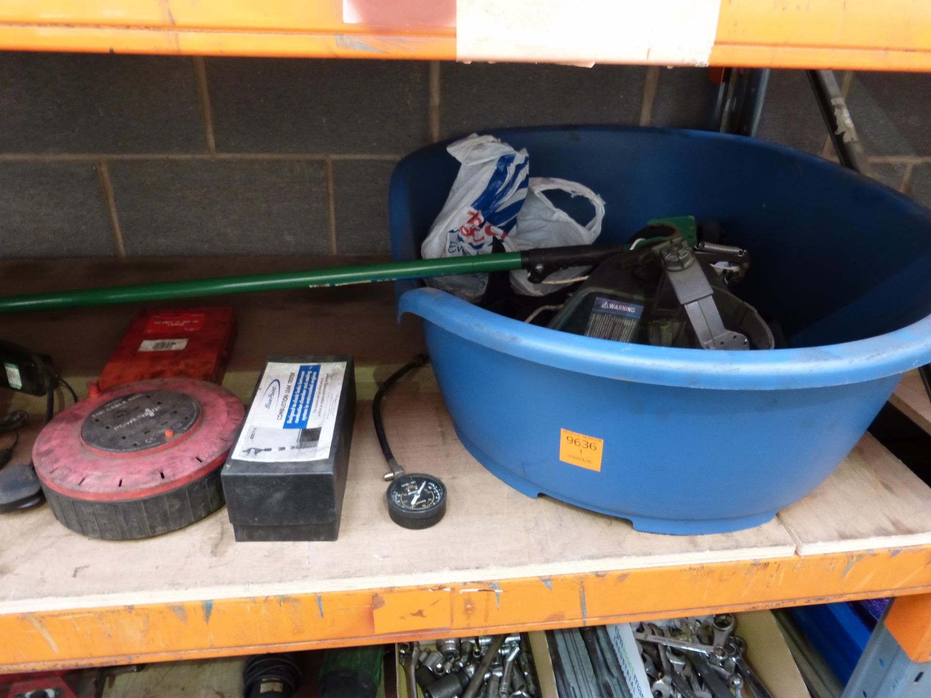 * A Shelf to include CCTV Recorders, QTY of Part Tap+Die Sets, Auto Welding Mask etc. - Image 3 of 5