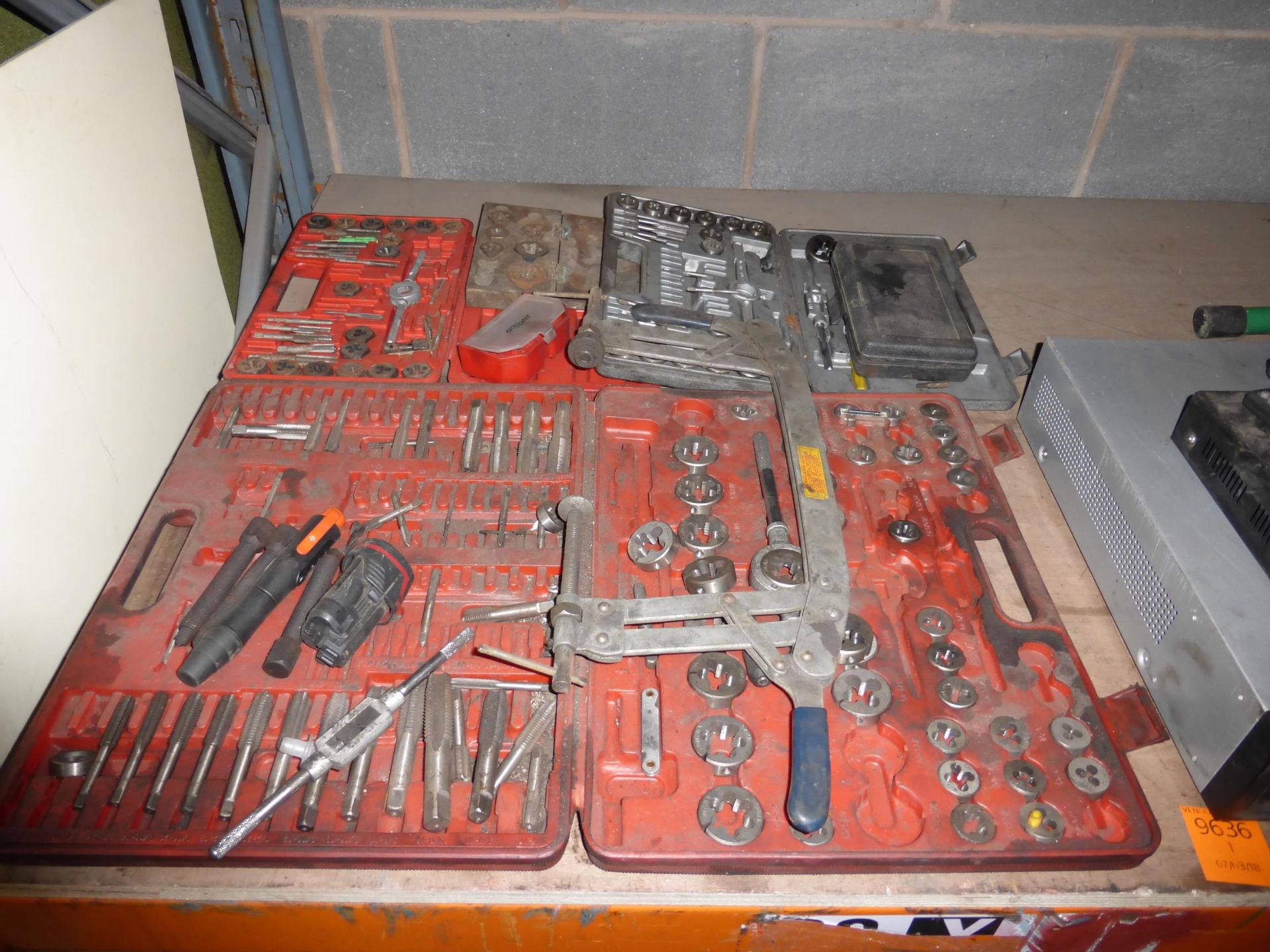 * A Shelf to include CCTV Recorders, QTY of Part Tap+Die Sets, Auto Welding Mask etc.