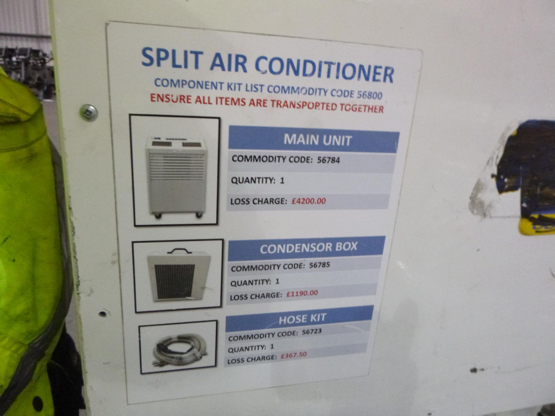* A Split Air Conditioning Unit. Please note there is £5 plus VAT Lift Out Fee on this Lot. - Image 2 of 2