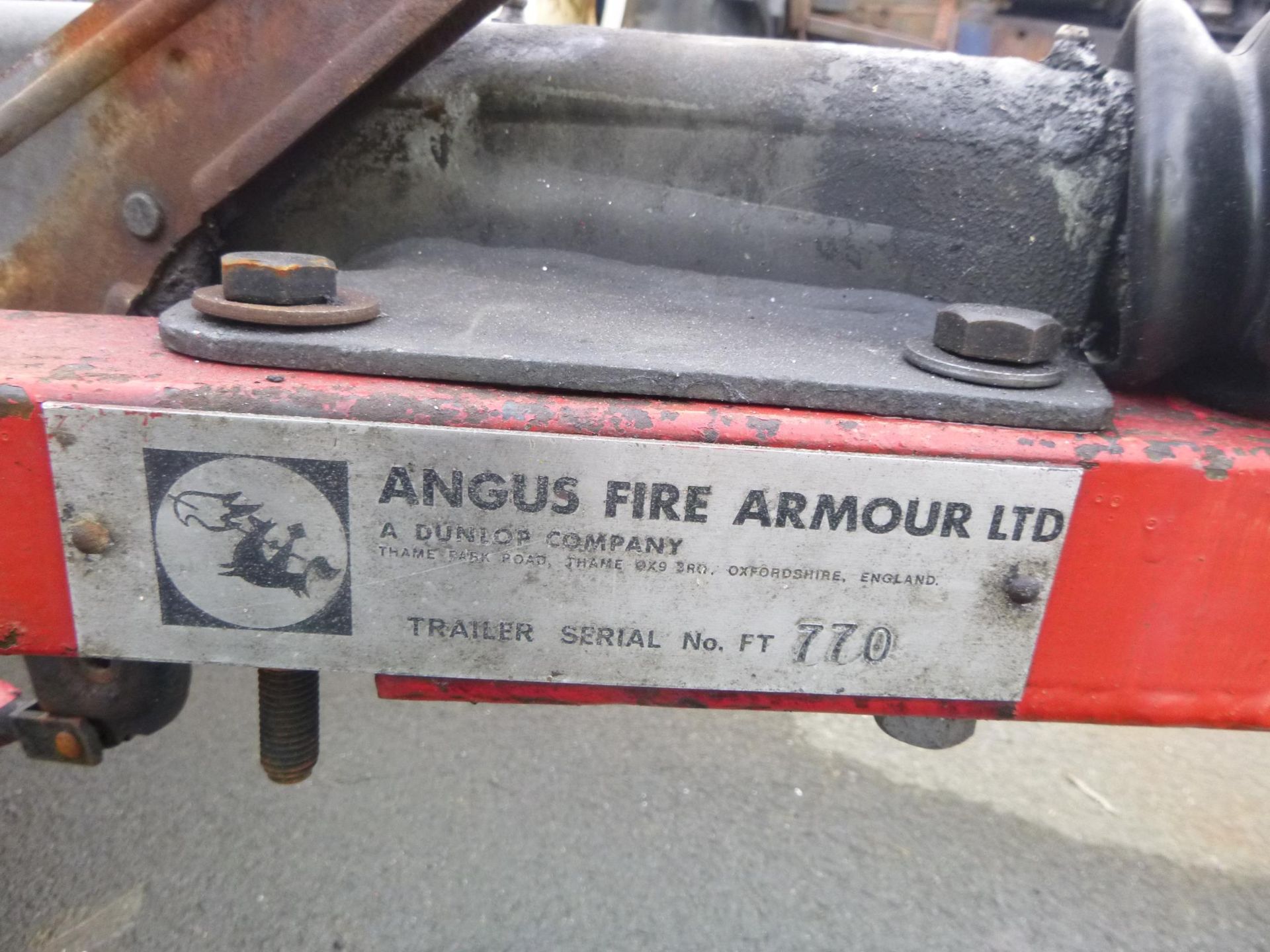 An Angus Foam Cannon Model FC-2700 Trailer Mounted (No Trailer Lights, will need Light Board). - Image 4 of 5