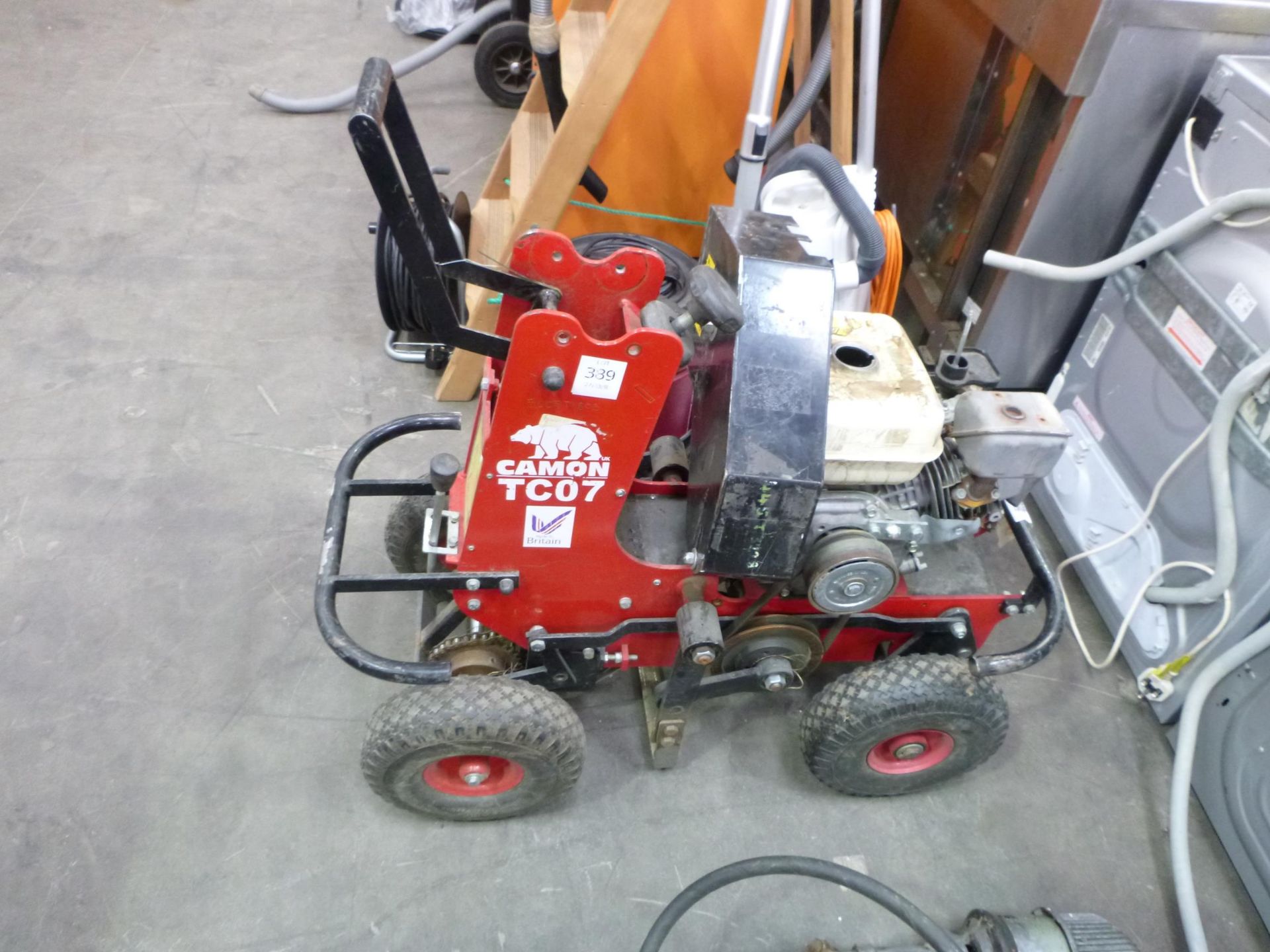 * A Camon TC07 Turf Cutter (Spares or Repair). Please note there is a £5 plus Vat Lift Out Fee on