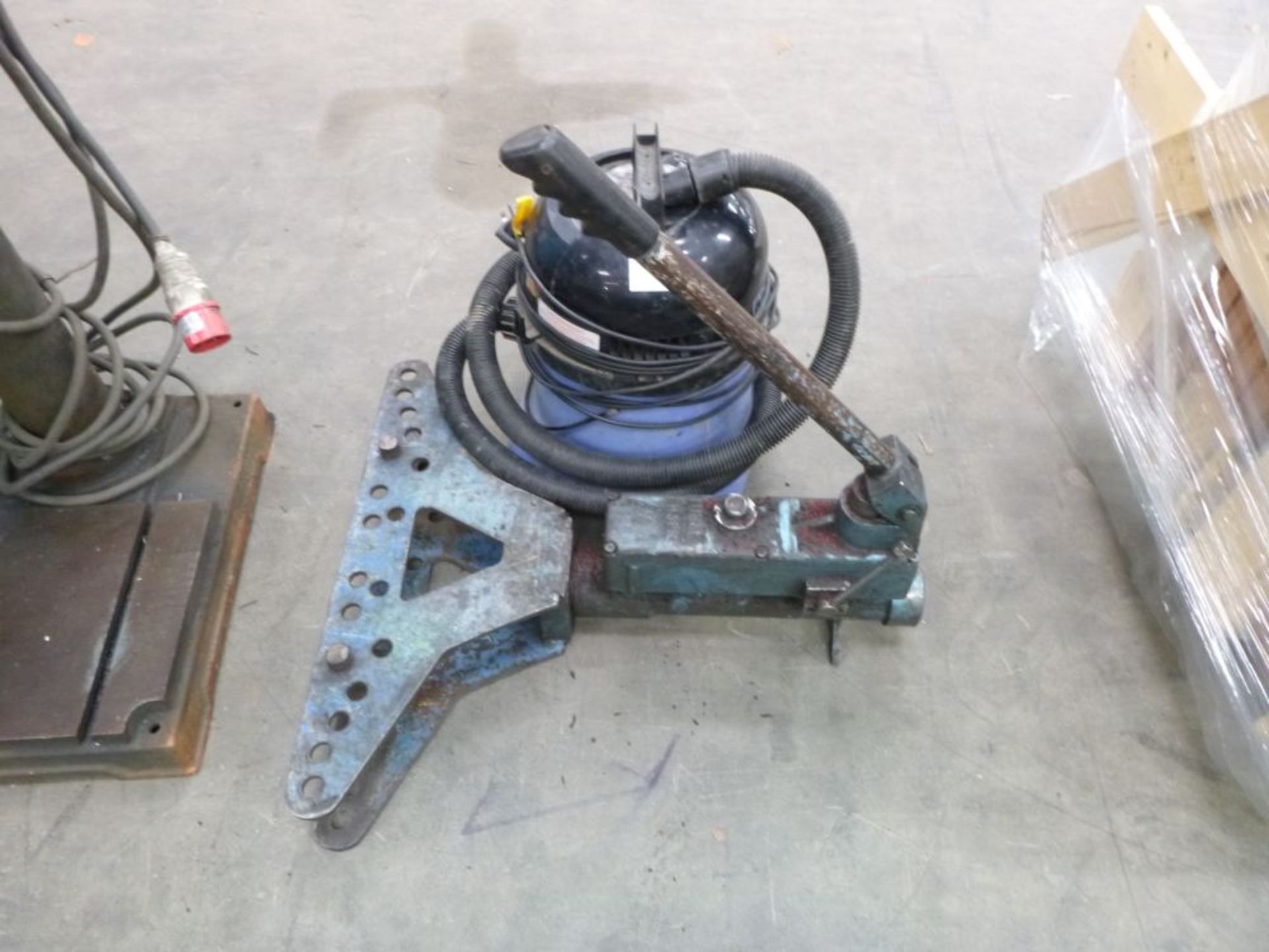 A Numatic 240V Vacuum and a Tubel H3PR Pipe Bender