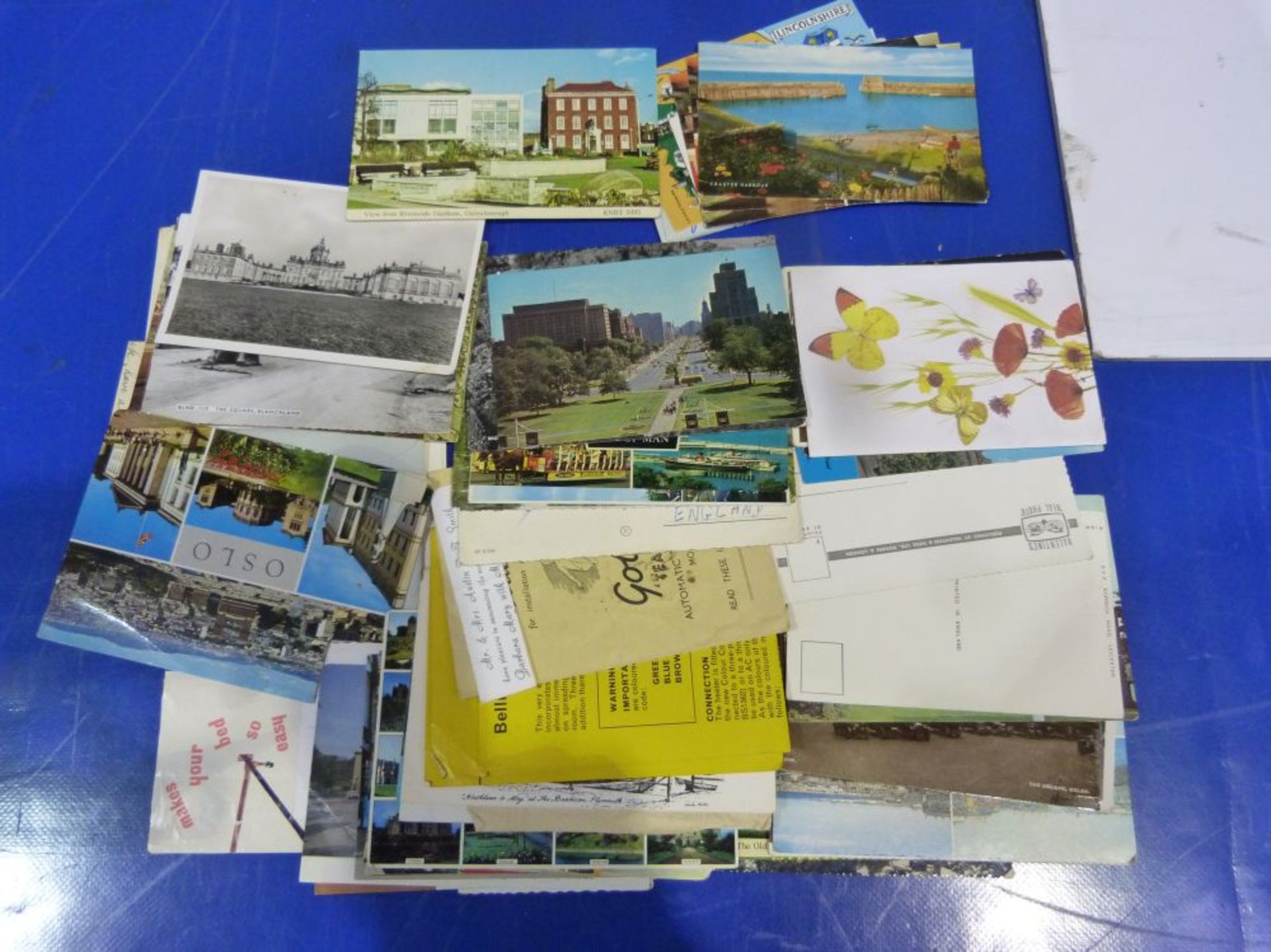 A box containing postcards, together with a photograph album of 'Tattershall Castle' River Cruise ( - Image 6 of 7
