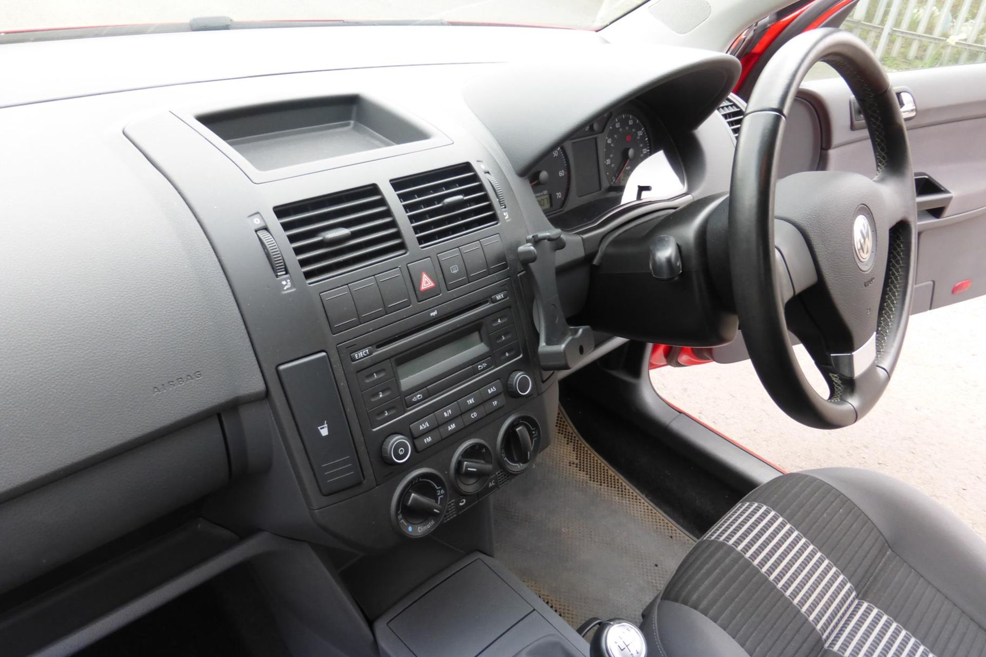 A VW Polo Petrol 1198cc, Red, 3 Door, Date of First Registration November 2008, Registration FV58 - Image 9 of 14