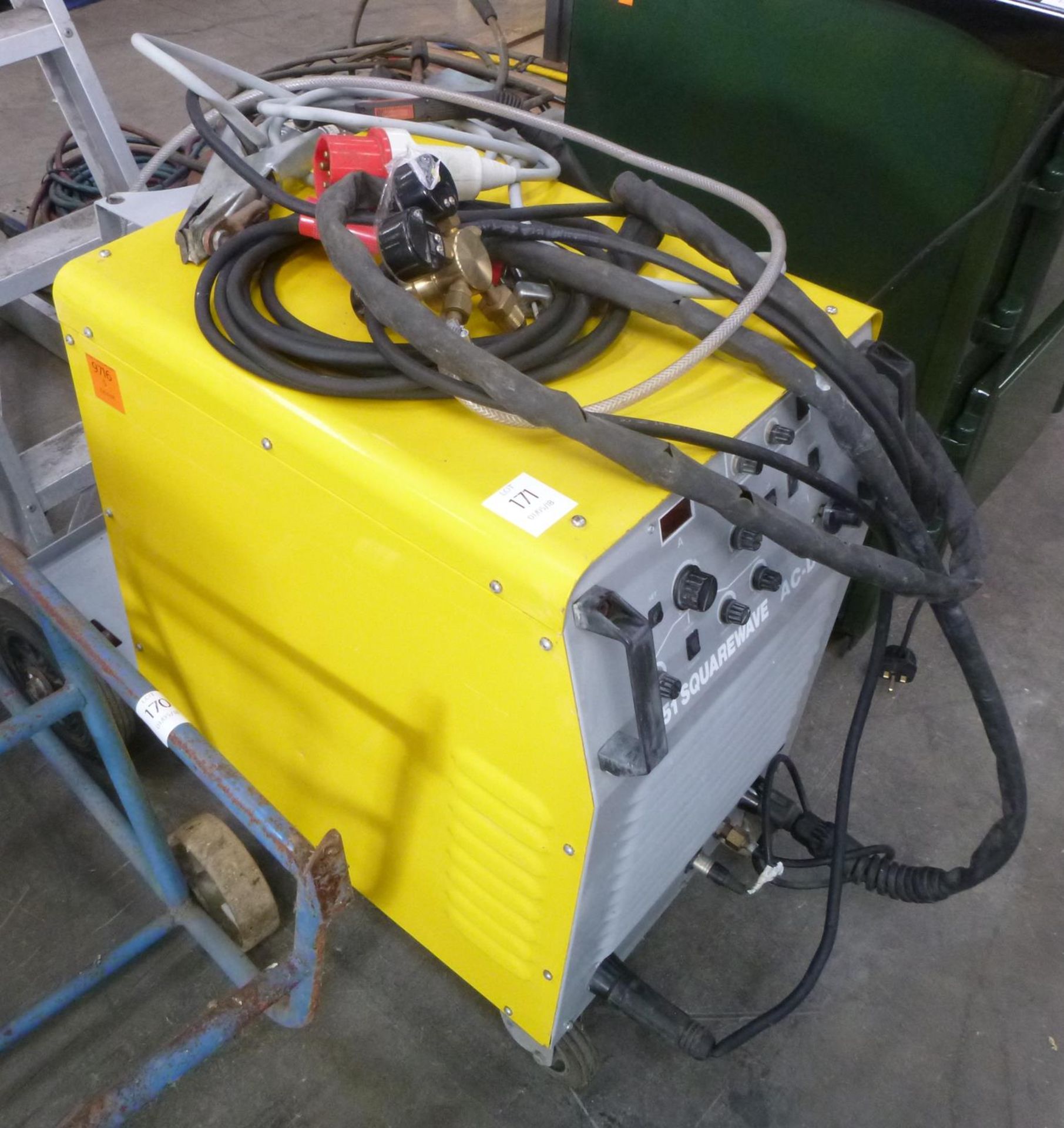 A 251 Squarewave AC-DC Tig Welder, 3PH, no make. Please note there is a £5 Plus VAT Lift Out Fee - Image 2 of 3