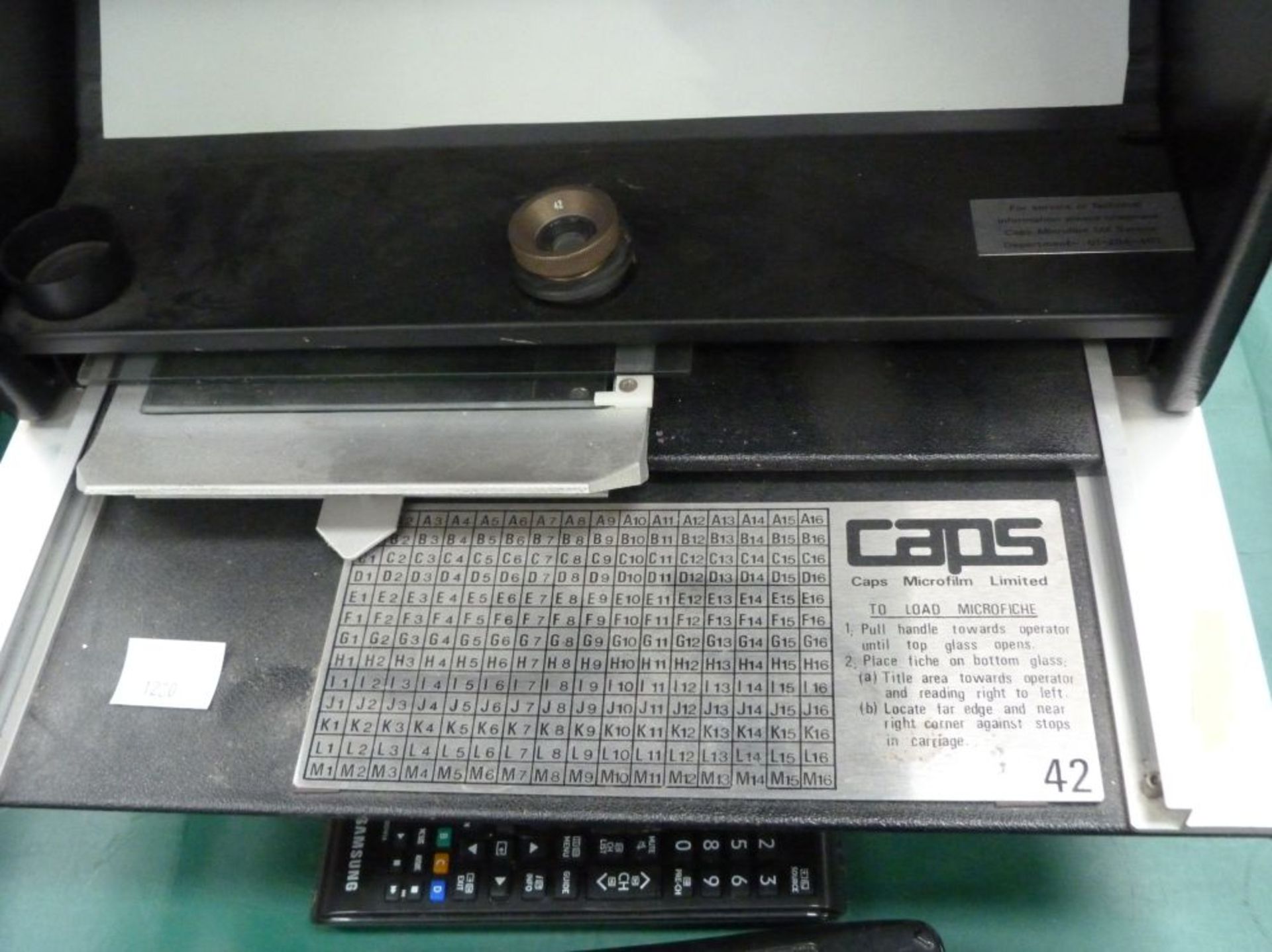 A Caps Microfilm LTD Microfiche (Est £20-£40) - Image 2 of 2