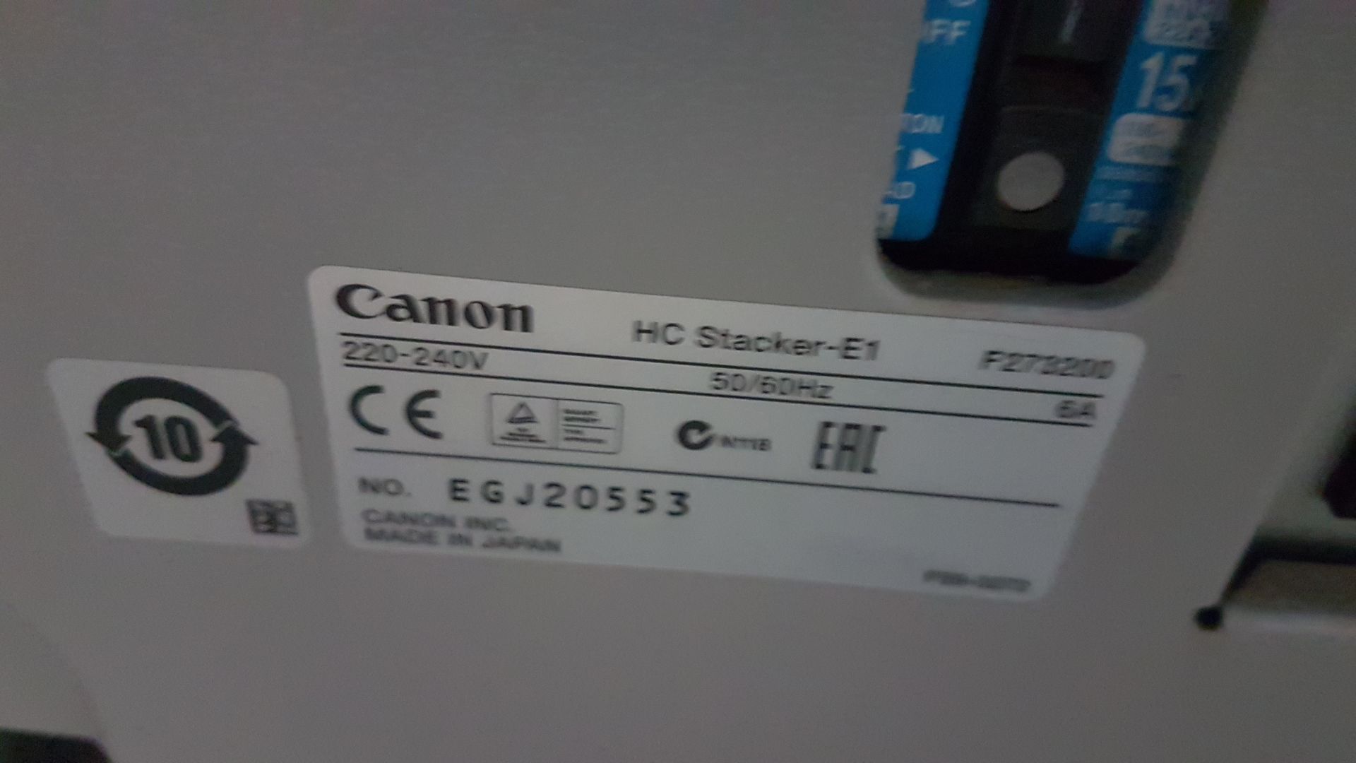 * 2014 Canon Imagepress 1135+ Digital Printing Press - Image 6 of 10