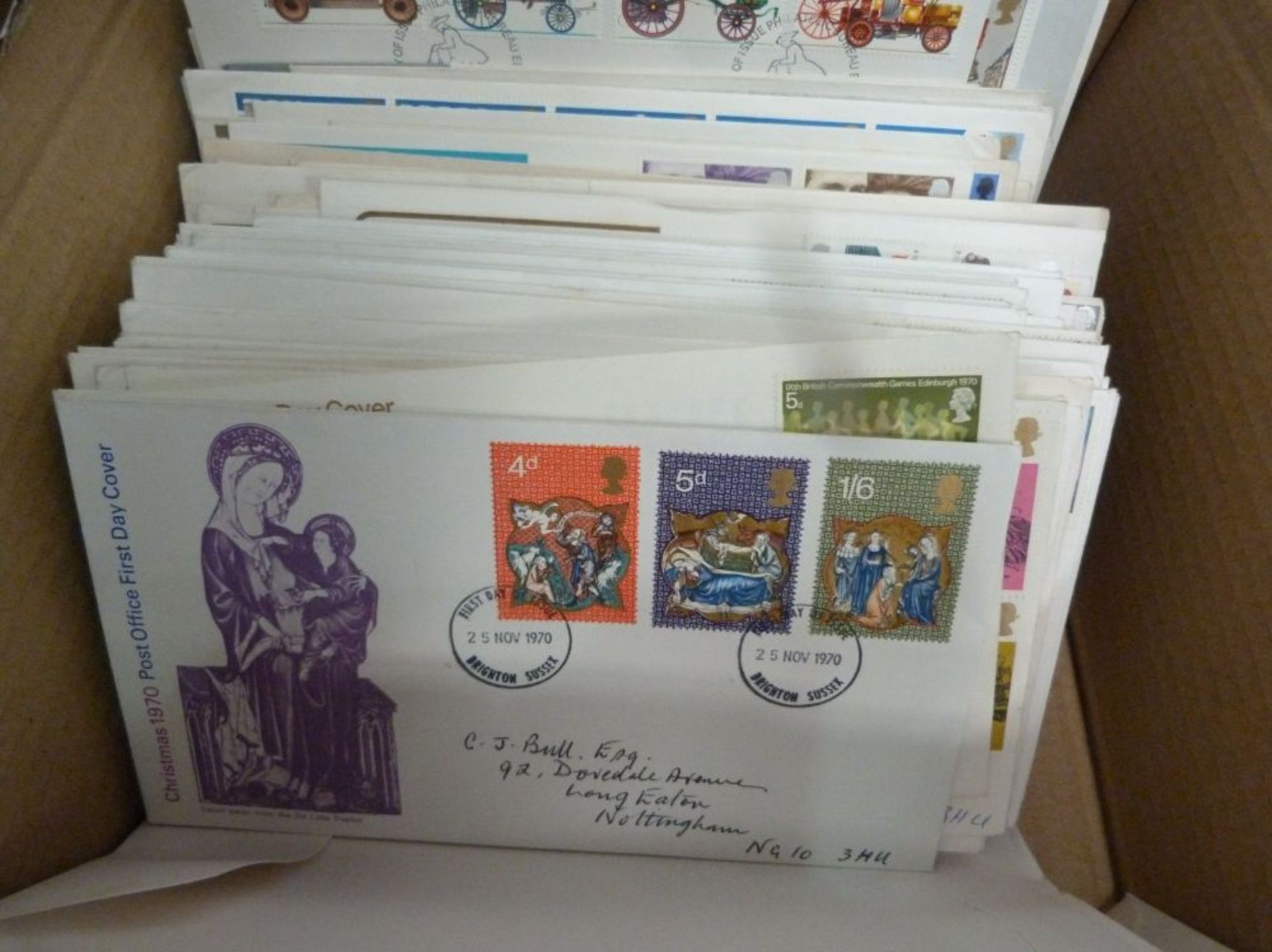 A Box containing First Day Covers (400+) (Est £40-£60) - Image 4 of 4