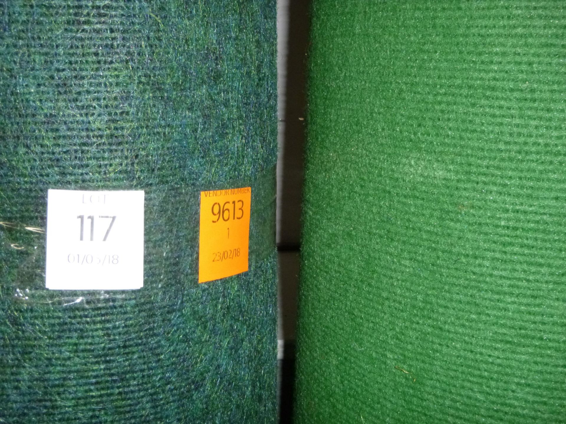 A Large Roll of Green Carpet. Please note there is £5 plus VAT Lift Out Fee on this lot. - Image 2 of 2