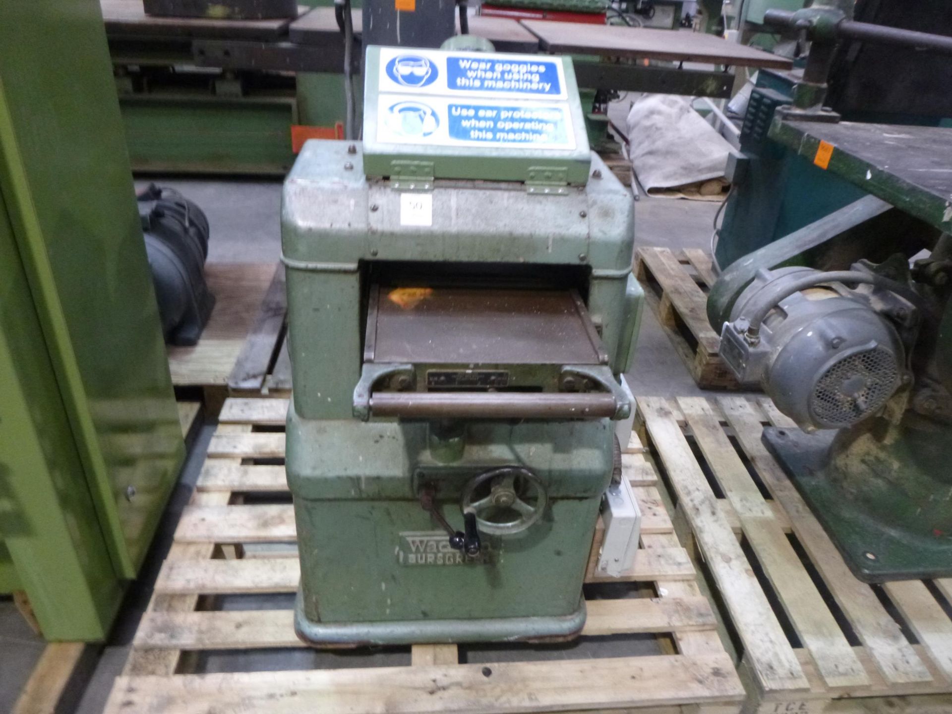 * Wadkin 12'' BAO Thicknesser (3PH). Please note there is £10 plus VAT Lift Out Fee on this lot.