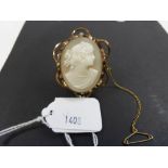 This is a Timed Online Auction on Bidspotter.co.uk, Click here to bid. Antique Cameo Brooch c.