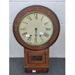 This is a Timed Online Auction on Bidspotter.co.uk, Click here to bid. An American Wall Clock with