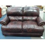 This is a Timed Online Auction on Bidspotter.co.uk, Click here to bid. A 'Shabby Chic' Oxblood Two