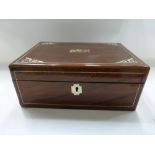 This is a Timed Online Auction on Bidspotter.co.uk, Click here to bid. A wooden Jewellery Box