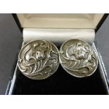 This is a Timed Online Auction on Bidspotter.co.uk, Click here to bid. Pair of Silver (Birmingham