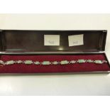 This is a Timed Online Auction on Bidspotter.co.uk, Click here to bid. Opal panel set Silver